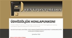 Desktop Screenshot of fenypontmedia.hu