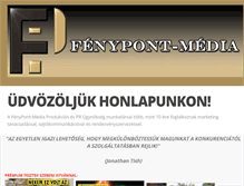 Tablet Screenshot of fenypontmedia.hu